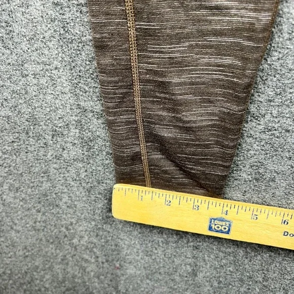 Athleta Leggings Womens Small  Brown Space Dye Heathered Yoga Athletic Tights - Picture 6 of 16